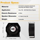 4x 200w High-performance Pa Siren Horn Speaker  8 Ohms   114-134  Us Stock
