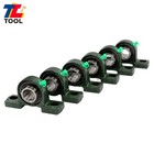 6 Pack Ucp205-16 Pillow Block Bearing Self Alignment With 1  Bore Solid Base