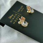 Kate Spade Disney Minnie Mouse Clear Gold Stud Earrings