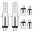 Morningro 6 Pcs Lower Unit Gear Oil Pump Adapters For Outboard Motor Includes