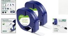 Durable Black On White Paper Tape Refills For Dymo Label Makers - 12mm X 4m