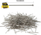 500pcs Flat Head Sewing Pins  1 Inch Straight Pins For Fabric  Heavy Duty Stainl