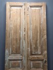 Antique French Double Doors  39x100 5  European Doors  Raised Panel Doors A630