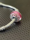 New Authentic Pandora Reveal Your Love Pink Murano Glass Charm