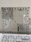 Lot Of 8 Acrylic Quilting Templates Marti Mitchell   Hultgren  Crow  Hopkins  