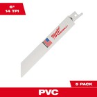 Milwaukee 49-00-5614 M12 Hackzall Blade-pvc 6 In  5pk