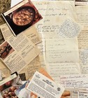 Vintage Lot Handwritten Recipes- News Clippings  Cards  Booklets  Paper-crafting