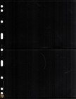 5 Vario Plus 2s Pocket Pages For Stamp  Currency   Collecting  Clear   Black