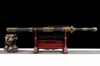 Handmade Manganese Steel Blade Collectible Gold Dragon King Chinese Sword Jian    
