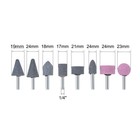 Abrasive Stone Points Set Grinding Wheel With 1 8-inch And 1 4-inch Shank 16 Pcs