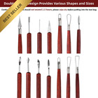 18 Pcs Polymer Clay Sculpting Tool Kit Basic Pottery Carving Modeling Supplies