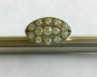 2ct Round Cut Lab-created Diamond Cluster Wedding Ring 14k Two-tone Gold Plated