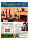 Luminall Indoor Paint Mcm Decor Living Room Chicago Il Vintage Print Ad 1941