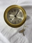Vintage Brass Cased Seth Thomas Corsair Model E537-000 Ship s Bell Clock