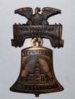 Vtg 1926 Philadelphia Sesqui-centennial Expo Liberty Bell Medal  Complete Rare 