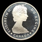          1985 Canada 1 Dollar Elizabeth Ii National Parks Silver Km 143 Proof