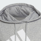 Adidas Loungewear Sweater Essentials Logo Fleece Hoodie H07892- Grey Heather