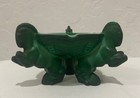 Vintage Curt Schlevogt Czech Art Deco Malachite Glass Pegasus Ashtray Mint