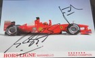 Michael Schumacher    7x F1 Champion    Signed Ferrari F2001 Hero Card Bas Beckett