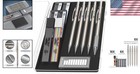 Versatile Metal Mechanical Pencil Set - 5 Sizes With Refills For Professionals