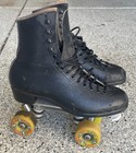 Vintage Riedell Roller Skates Sure Grip Century Plates Rink Rats Wheels Sz 7 7 5