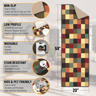 Modern Hall Runner Rug Long Rugs Hallway Area Carpet Non Slip Rubber Mat Home