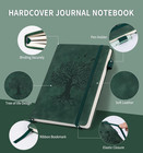 Lined Journal Notebook For Women Men  A5 Hardcover Leather Journals For Writing 