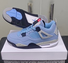 Men s Jordan 4 Retro  university Blue  Mid Top Basketball Shoes