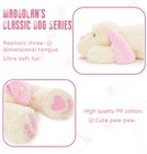 Maogolan Giant Stuffed Puppy Dog Big Plush Extra Large 31 Inches  Pink 