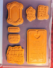 Stampin  Up  Paper Tags Rubber Stamps And  new  Paper Tags Dies