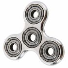 Silver Fidget Spinner Toy For Anxiety  Stress  Adhd Sensory Spinners 3 Pack