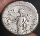 Emperor Vespasian Tetradrachm Alexandria Ancient Roman Empire Silver Coin 69ad