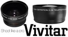 Hd Wide Angle   Telephoto Lens Set For Canon Gl2 Gl1