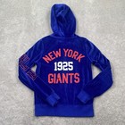 New York Giants 1925 Nfl Full Zip Hoodie Sweatshirt Victoria Secret Size M Blue