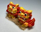 Japan Okinawa Lion Shisa Talisman Charm Against Evil Spirits Ornament Decoration