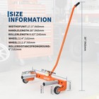 Heavy Duty Adjustable Truck Tire Dolly 330 Lbs Capacity Moving Cart Tool