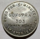 Sofspra 25   Car Wash Token Lewiston Idaho 2000 Minted Of This Variety In 1972