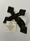 Cast Iron Cross Wall Hook Rustic Farmhouse Christian Decor 4x5   