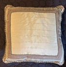 Croscill Home Luxe Decorative Accent Throw Bed Pillow rose Garden Collection Vtg
