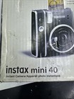 Fujifilm Instax Mini 40 Instant Camera - Black