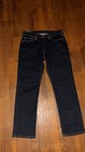 Levi Strauss   Co  Men   s Dark Wash Blue Denim Straight Fit Jeans 5-pocket