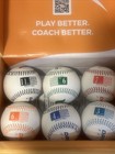 Driveline Baseball Weighted Pitching Baseballs Lot Of 6 Leather 3-11 Oz Training