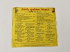 Walt Disney 1951 Golden Record Trick Or Treat 78rpm Donald Duck Lambert Sheepish