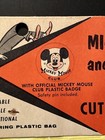Disney Official Mickey Mouse Club Plastic Badge Pin Vintage Cutout Sealed New