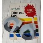 Dymo Labeling Tape Cartridge 3 8  X 12  New Old Stock - Glossy Black