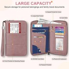 Rfid Family Passport Holder Wallet - Travel Document Organizer