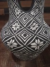 Native American Fine Line Hand Painted Wedding Vase By M  Lukee