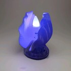 Vtg Scuptured  Ceramic Clam Shell Nautical Table  Night Lamp