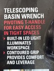 Telescoping Basin Wrench 1 2  - 1  With Led Light 10-17  Telescope Ridgid 2017