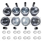 Aj133 Engine Pistons   Ring Kit For 10-17 Jaguar Xj Land Rover Rover V8 Std Size